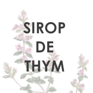 Sirop Thym